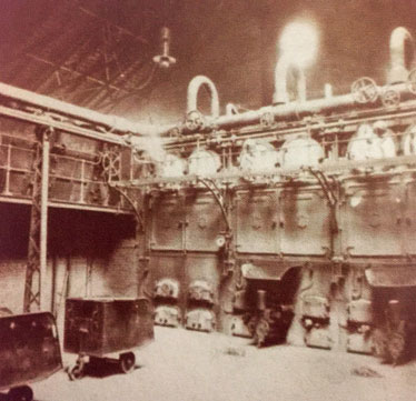 Volund waste to energy control room in 1898 Babcock Wilcox