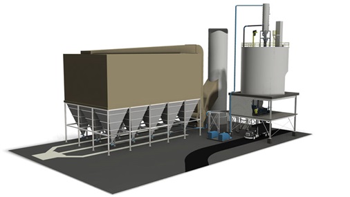 Fly Ash System diagram