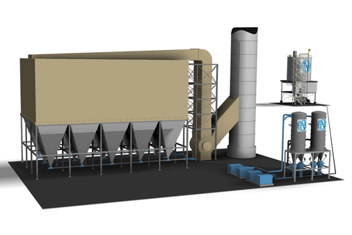 Fly Ash System diagram