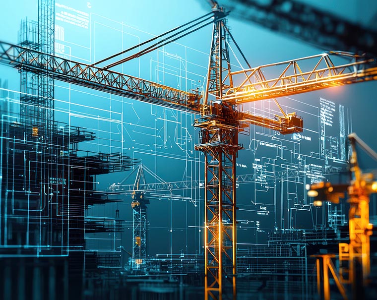 construction cranes