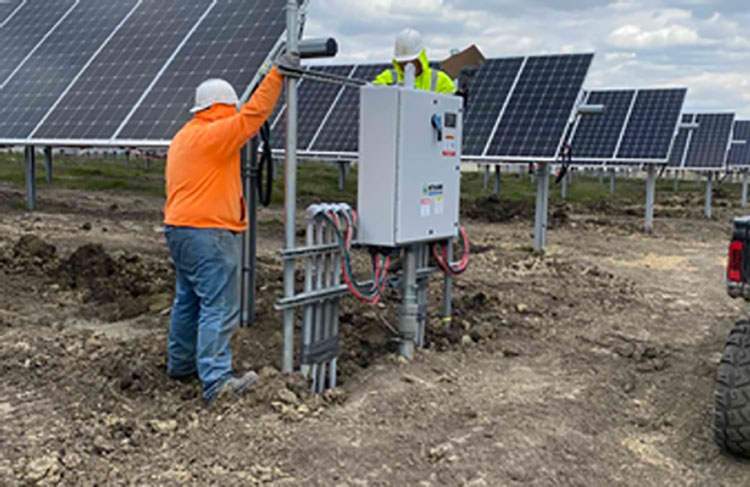 BW Nexamp Goodenow Road Solar Panel Construction Detail 02 Case Study Babcock Wilcox