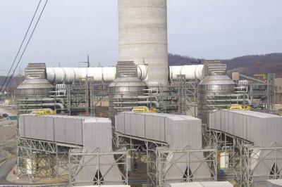 Hatfields Power Plant external view Babcock Wilcox