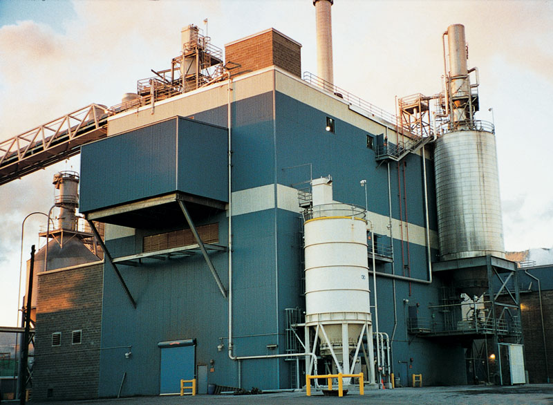 James River Wauna Open Bottom Bubbling Fluidized Bed Technology Designed for Biomass Firing Babcock Wilcox