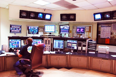 Palm Beach Renewable Waste to Energy Facility No 1 Control Room Babcock Wilcox