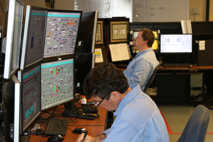 Two Plant Operators in Control Room for Titanium Success Story Babcock Wilcox