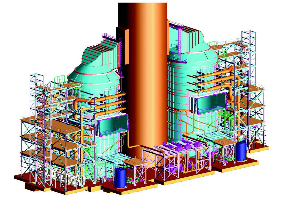 Wet FGD 3D Unit 1 And 2 676 MW Babcock Wilcox