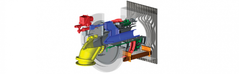 illustration of burner for Taiwan Power upgrade project