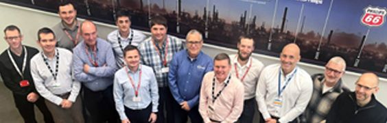 philips 66 project team execs looking up