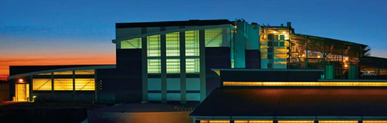 west palm beach plant at night