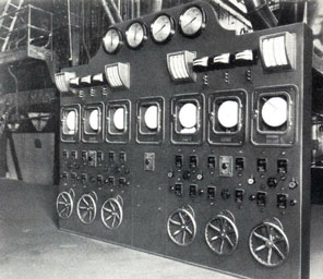 Bailey Meter control panel Babcock Wilcox 1920s