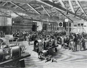 Brush Electric Station 1882 Babcock Wilcox