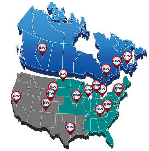 Construction Locations North America Canada Babcock Wilcox