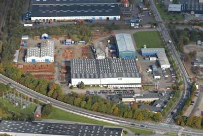 Esbjerg plant aerial view babcock wilcox