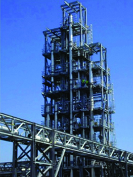 NCCC carbon capture structure of Babcock Wilcox technology