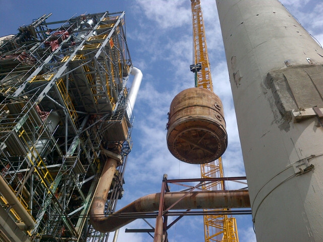 Tesoro Boiler In Air 2 Babcock Wilcox