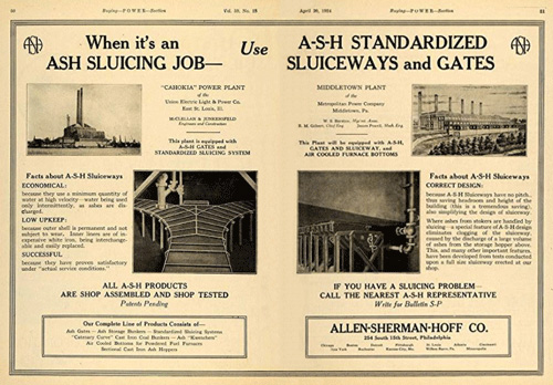 ash handling historical ad babcock wilcox