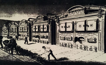 drawing of DeCastro Sugar Mill Babcock Wilcox boilers