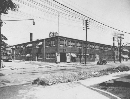 exterior diamond power building Detroit 1930s Babcock Wilcox
