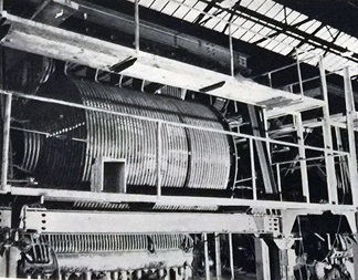 first cyclone boiler Babcock Wilcox in 1944