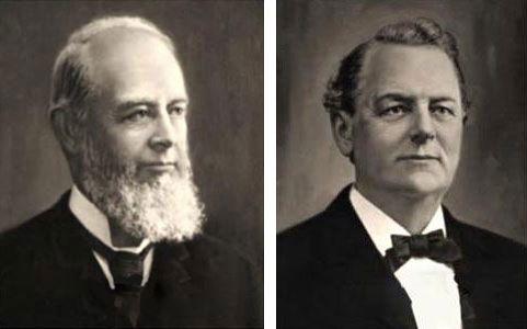 portraits of founders george babcock and stephen wilcox