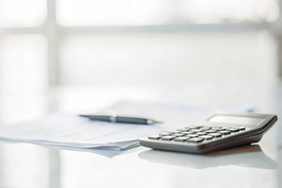 financial papers and calculator v2