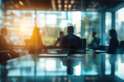 people sitting in a conference room