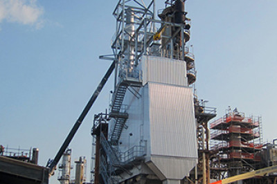tall industrial plant