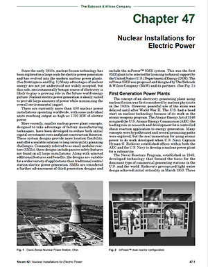 Steam its generation and use section 8 with two images of nuclear power plants