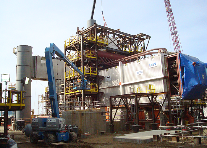 Babcock & Wilcox oil sands boiler