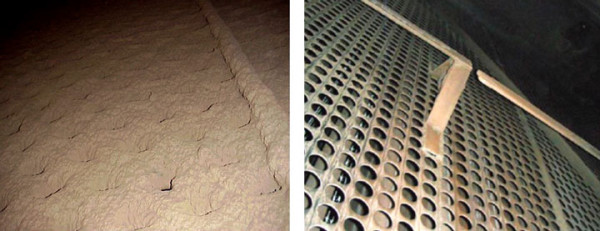 Perforated vs clean perforated plate